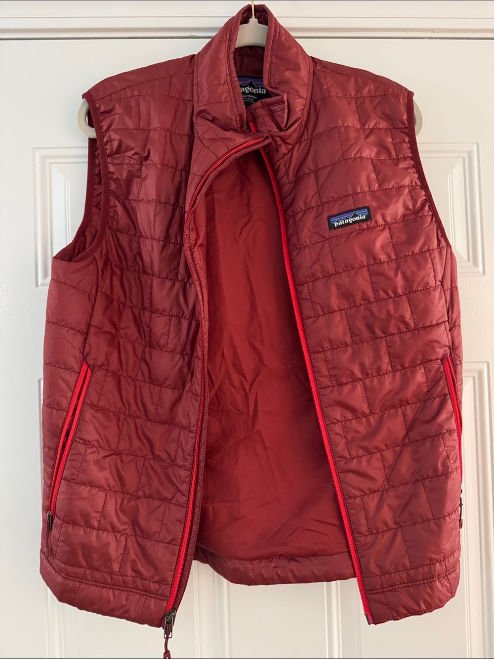 Patagonia Nano Quilted Vest in Red